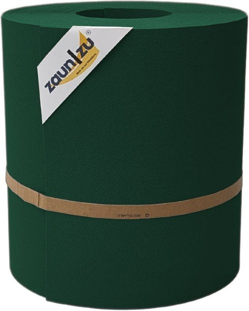 zaun zu Sichtschutzstreifen Premium Maxi für Doppelstabmatten, Farbe: Grün, Höhe: 24 cm, Länge: 26 m - Bild 1