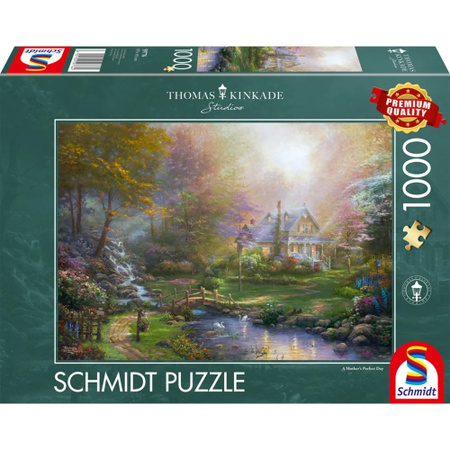 Schmidt Spiele Thomas Kinkade Studios Puzzle Der perfekte Muttertag 1000 Teile