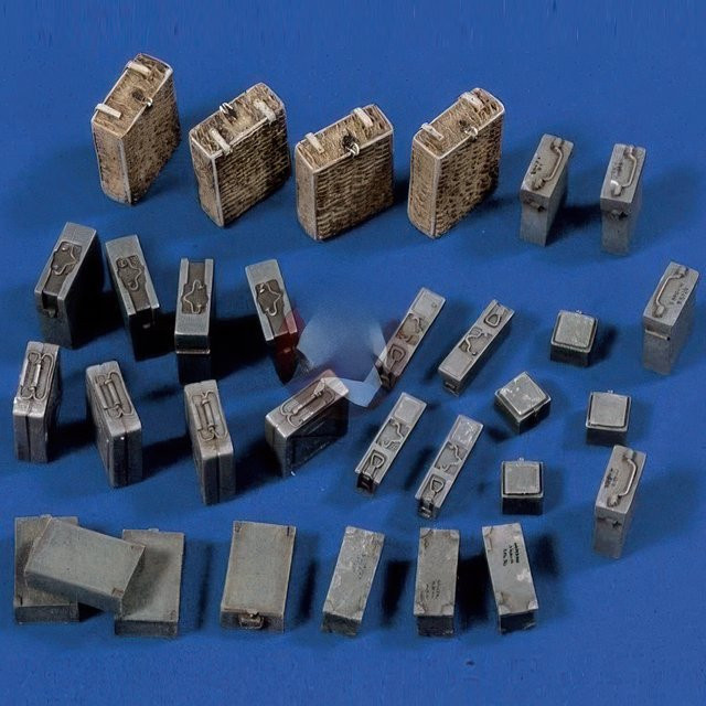 GK Harzmodell-Zubehör, 1/35 Werkzeug & Munition, Militärthema, Bausatz - Bild 1