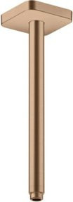 Hansgrohe Axor Softsquare Decken-Regendusche, eckig, gebürstetes Rosegold, Breite: 30 cm - Bild 1