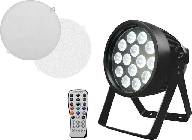 Eurolite LED IP PAR Effektstrahler RGBW Schwarz mit 14 x 10W LEDs und DMX-Steuerung - Bild 1