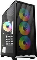 Sharkoon VK4 ARGB ATX Tower-Gehäuse in Schwarz - Bild 1
