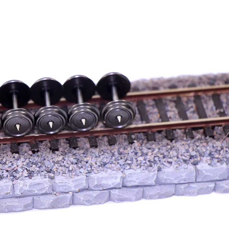 Evemodel Laufradsatz, 12-teiliges Set, HO Maßstab 1:87, Metallräder - Bild 2