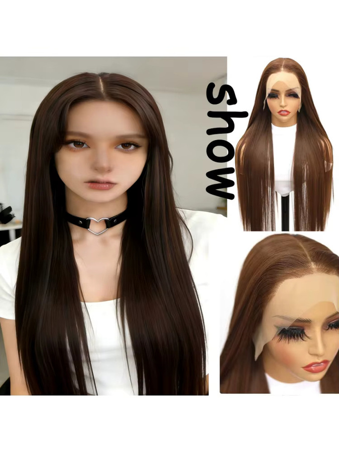Suri Hair Synthetikperücke, 26 Zoll, Mokkabraun, Damen - Bild 6
