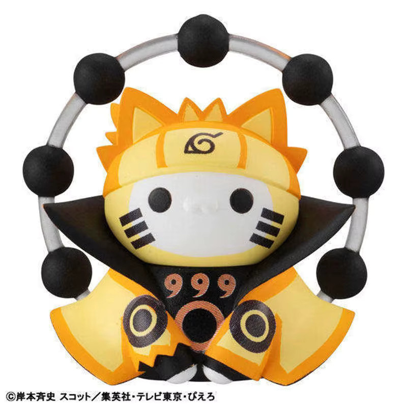 MegaHouse Naruto Katzen-Blindbox, Uchiha Madara Senju Hashirama, PVC-Sammelfigur - Bild 2