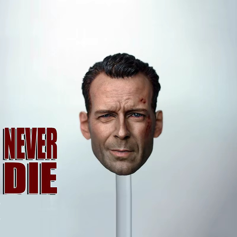 MAK Bruce Willis Kopf, Actionfigur Zubehör, Maßstab 1/6, beschädigte Version - Bild 2