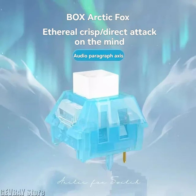 Kailh Arctic Fox Box Switch – 5-poliger Clicky-Tastschalter mit RGB-SMD für deine Gaming-Tastatur - Bild 1
