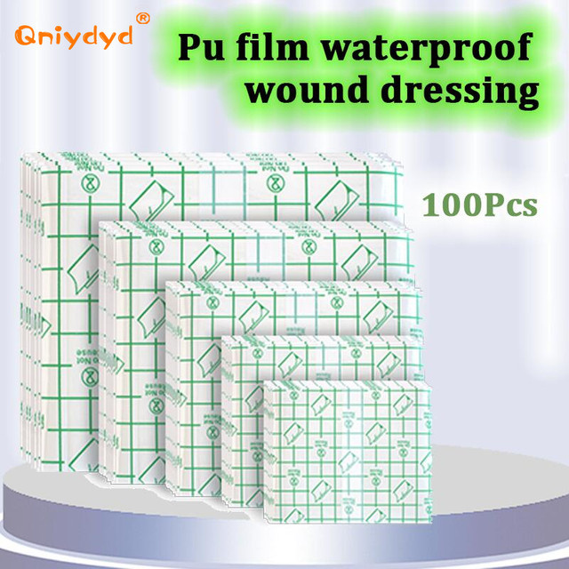 Wasserdichte transparente medizinische Fixierung Klebeband, 100 Stück - Bild 1