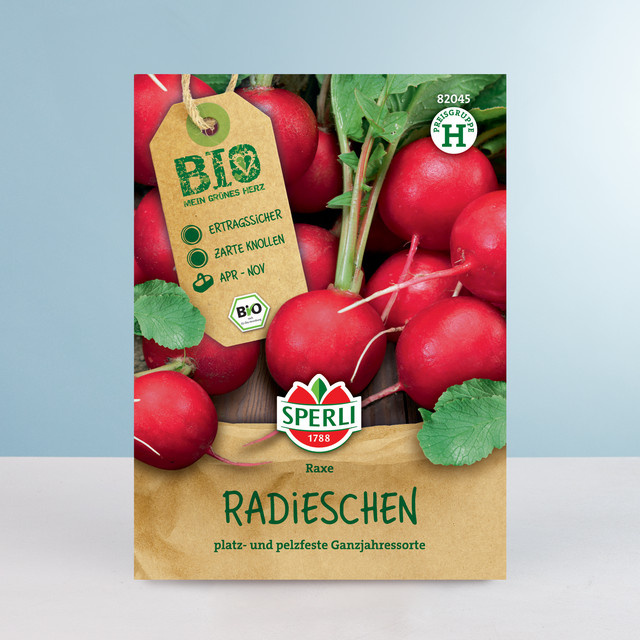 Sperli Radieschen Raxe Bio Gemüsesamen - Bild 1