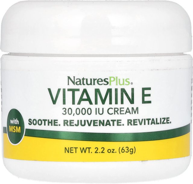 NaturesPlus Vitamin E Creme mit Aloe Vera, 63 g, Unisex - Bild 1