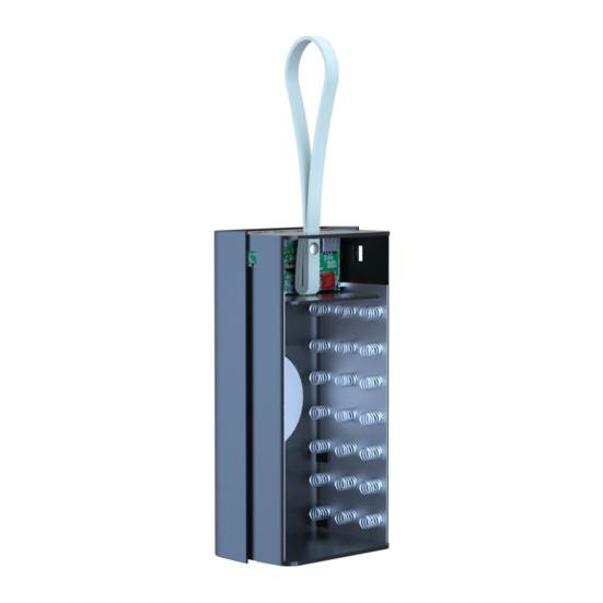 Amusedly Tragbare Powerbank Hülle für 21x18650 Batterien, Abnehmbares Ladegehäuse ohne Schweißen, Schwarz - Bild 2