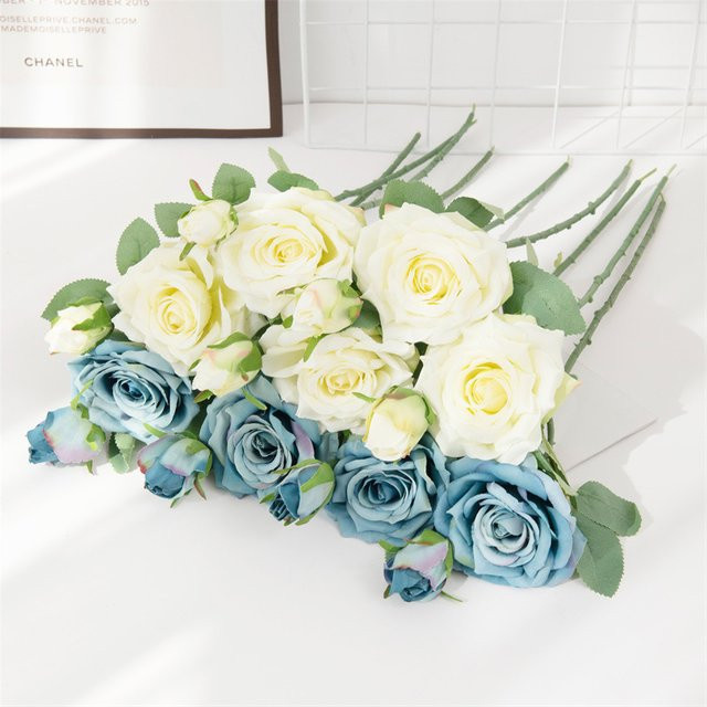 Künstliche Rosen aus Seide in Pink für Hochzeiten, Dekoration und DIY-Geschenke - Bild 1