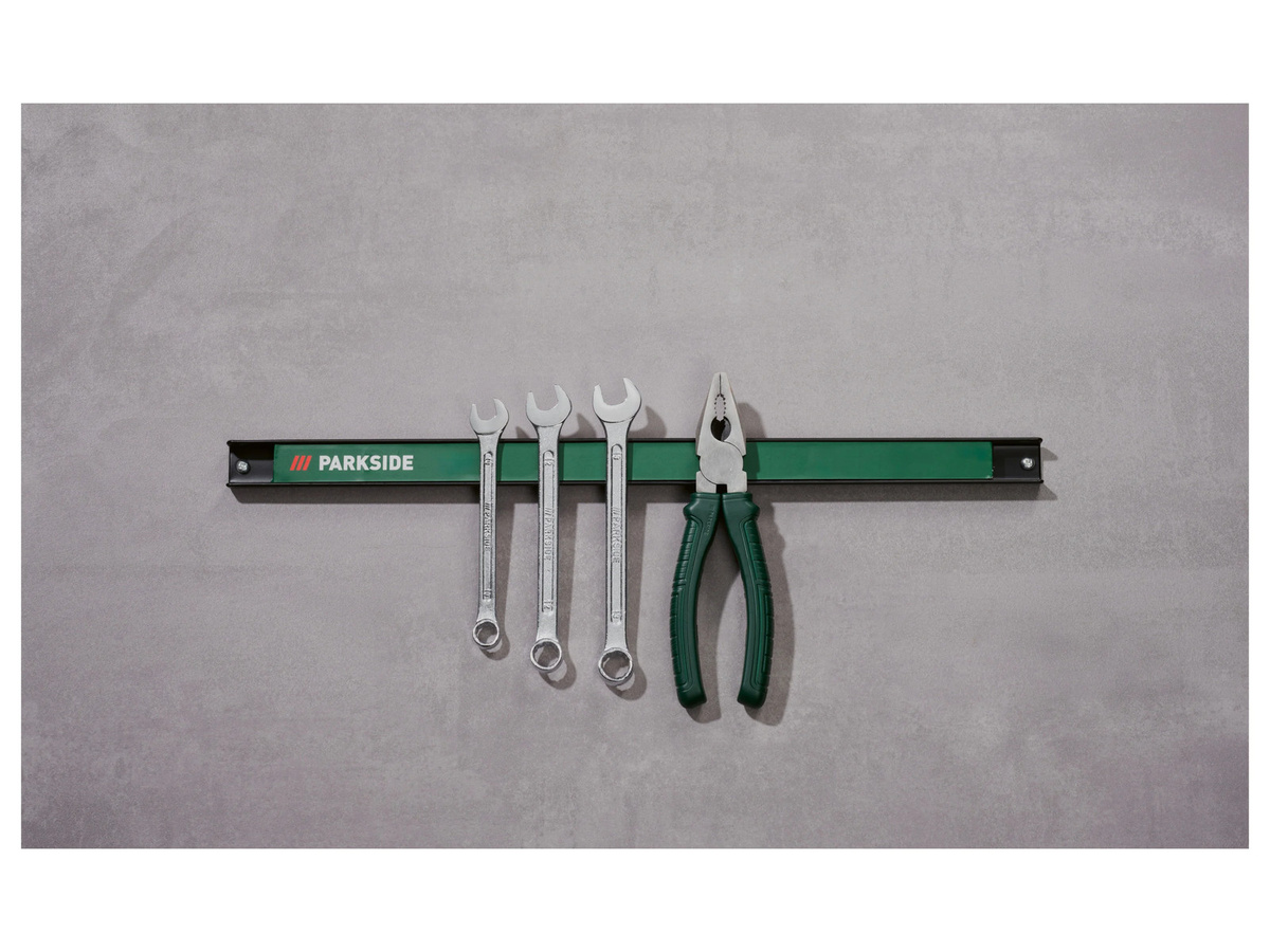 Parkside Magnetschiene Set 2-teilig in Grün und Schwarz, Länge: 30 cm - Bild 2