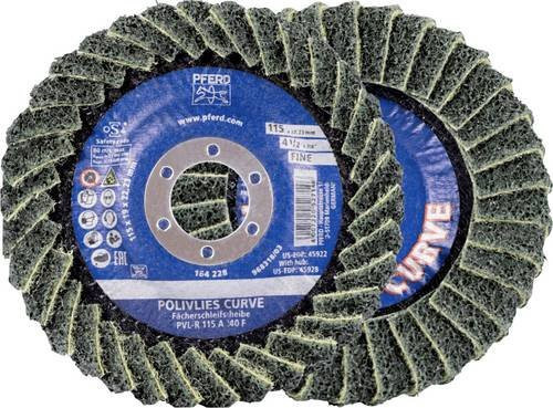 PFERD Fächerschleifscheibe Durchmesser 115 mm Körnung 240, 5er Pack - Bild 1