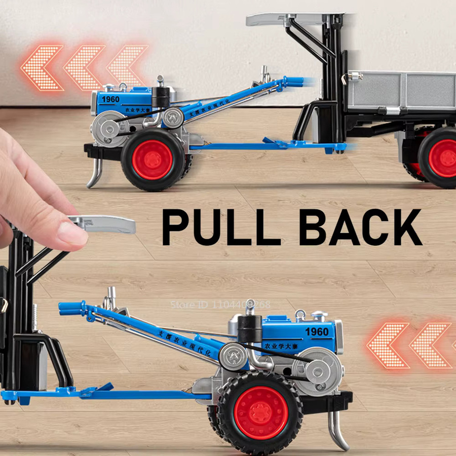 HAOCHI Retro Walking Traktor, Modell, 1:32, Metall, mit Licht und Sound - Bild 2