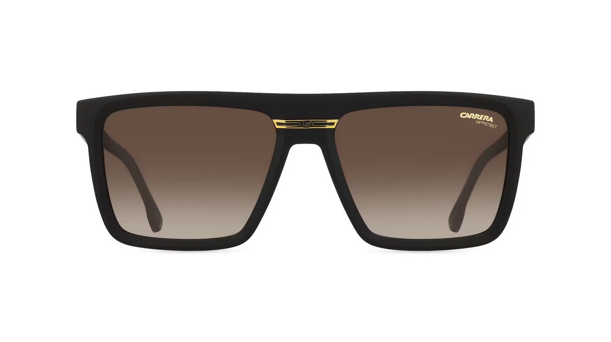 Carrera VICTORY C Sonnenbrille Herren, Vollrand, Quadratisch, Kunststoff, schwarz - Bild 1