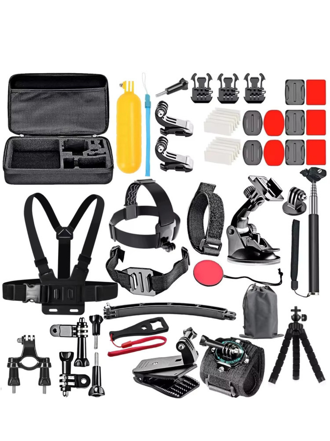 VeFly 50-in-1 Action Kamera Zubehör-Set für GoPro Hero 13 12 11 10, Insta360 X5 und DJI Osmo Action 6 5Pro - Bild 5