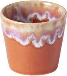 Costa Nova Espressotasse Grespresso aus Keramik in Rot und Orange, 18er Pack, Durchmesser: 6,5 cm, Höhe: 6 cm, 70 ml - Bild 1