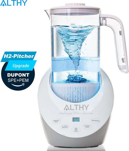 ALTHY Wasserstoff-Wasserkrug mit SPE-PEM-Technologie und Calcium-Sulfitfilter zur Herstellung von alkalischem Wasser - Bild 1