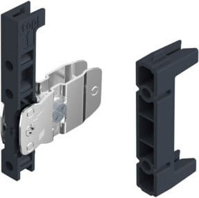 Hettich AVT YOU Frontbefestigung H251 Anschraubset Avantech Zubehör in Grau - Bild 1