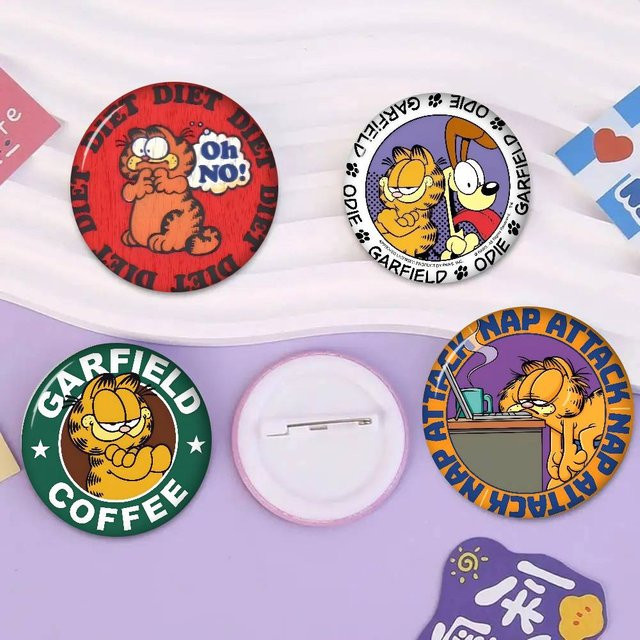Anstecknadel Gnarpy auf einem Skateboard, Anime-G-Garfieldes-Logo, kayou - Bild 1