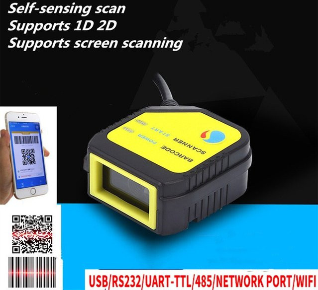 YPRXBD Wired QR-Code Scan Modul mit USB und Serial TTL Support für 1D und 2D Codes - Bild 1