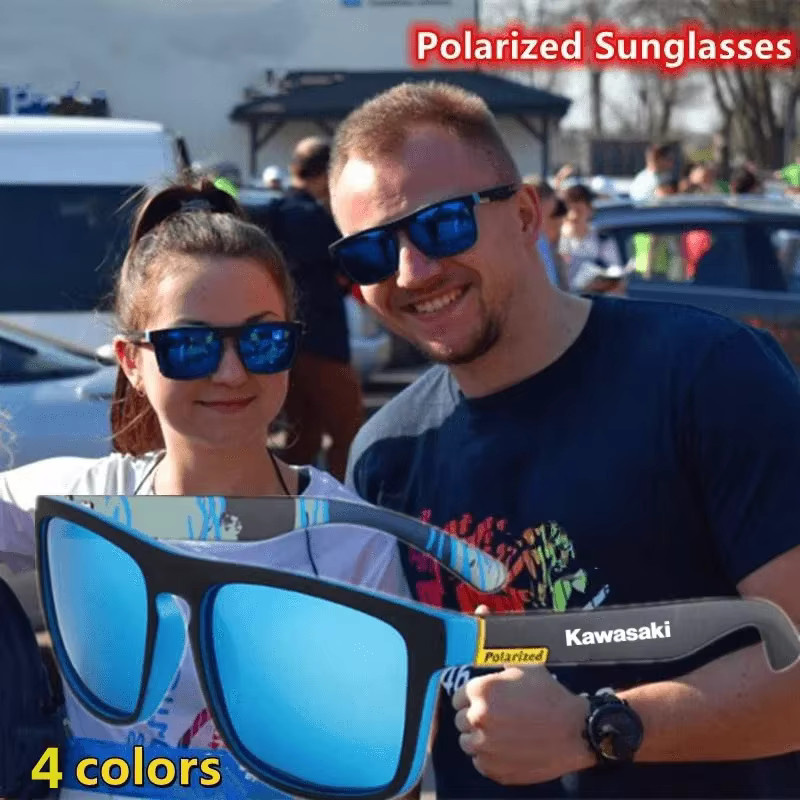 Kawasaki Sonnenbrille, polarisiert, Vollrand, Kunststoff, black, Unisex - Bild 3