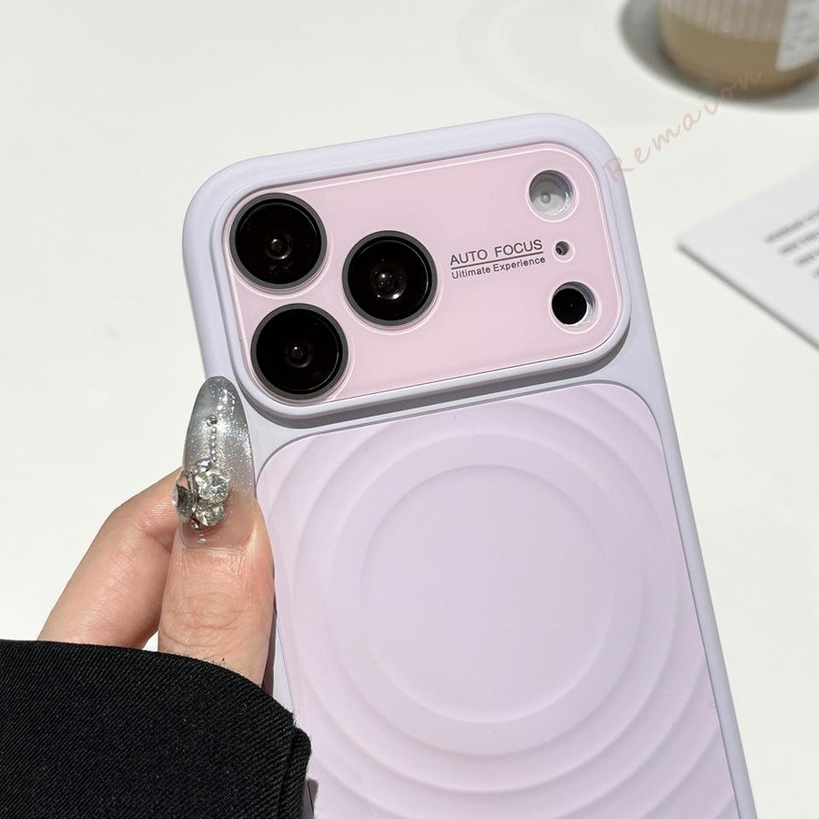 BETYF Magnetische Stoßfeste Handyhülle für iPhone 13 14 16 17 Pro Max in Lila - Bild 1