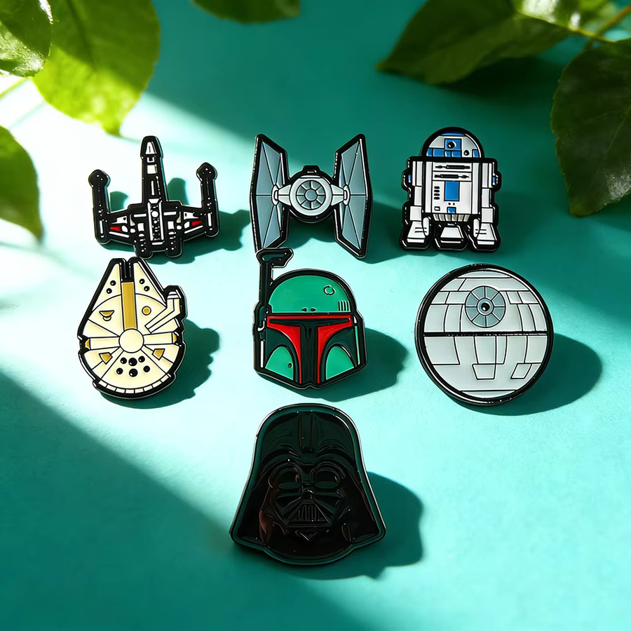 Star Wars Broschen-Set, Emaille, Bunt, Unisex - Bild 2