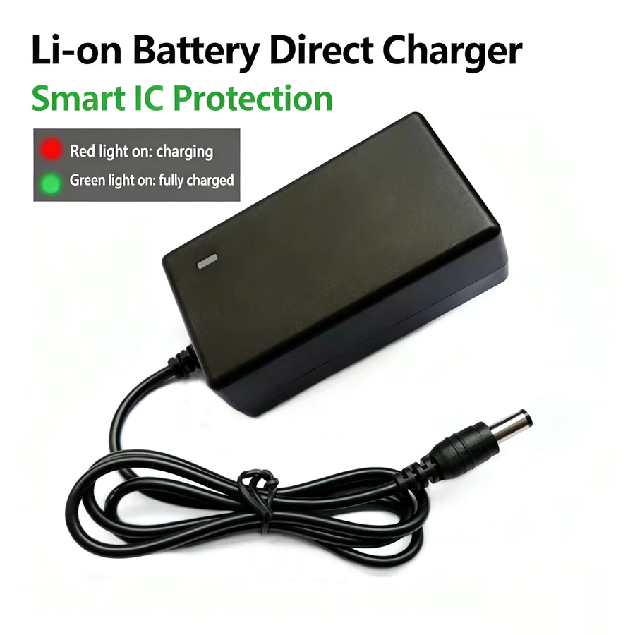 WAPUNO Lithium-Batterieladegerät 16,8V/21V 2A für Makita Elektrobohrer, Poliermaschinen und Rasenmäher, intelligenter Stromadapter in Schwarz, EU-Stecker - Bild 2