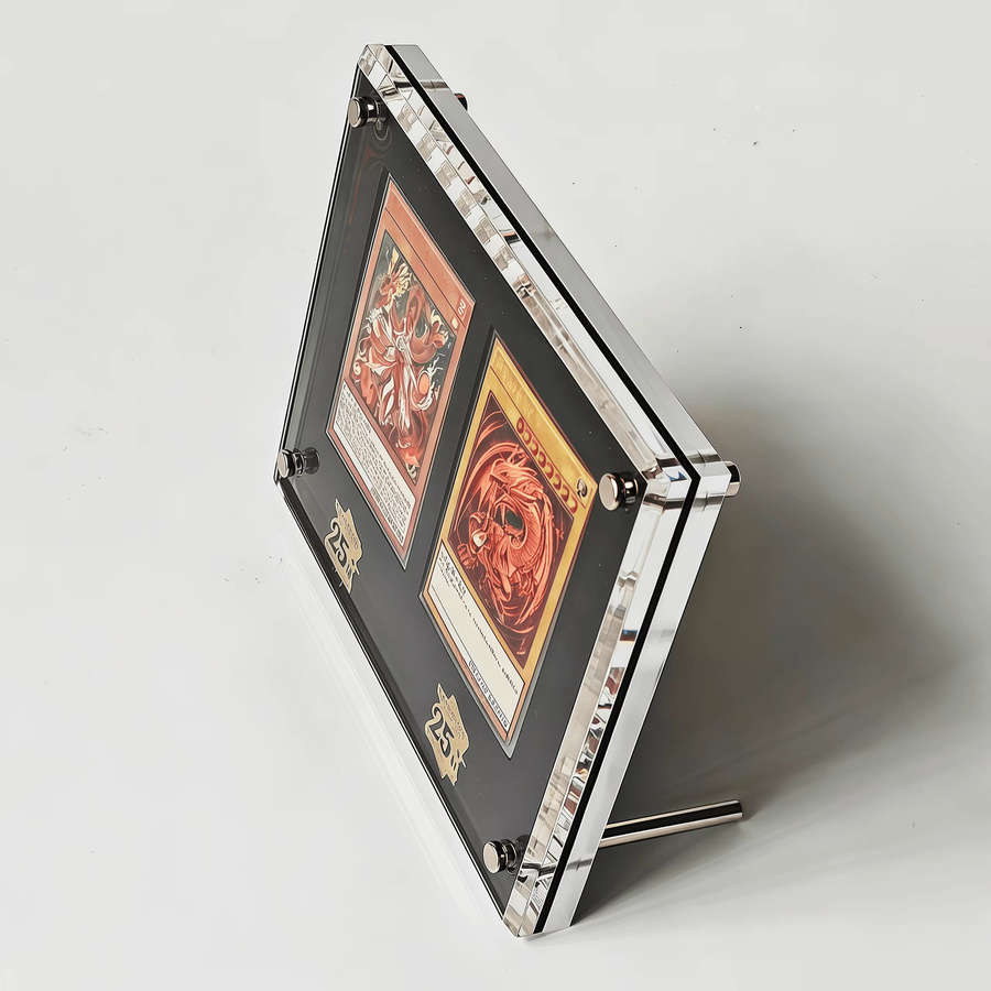 TAKARA TOMY Yu-Gi-Oh Displayständer, 2-Slot, Schwarz, Zubehör - Bild 2