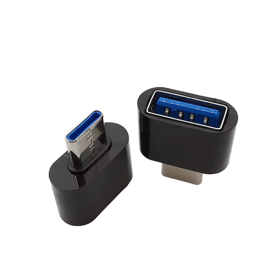 USB 2.0 auf Typ-C Buchse OTG Adapter für Datenübertragung, 5 oder 10 Stück, Weiß/Schwarz - Bild 2