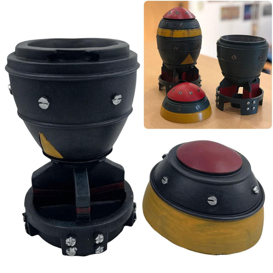Yiran Furniture Raketenmodell Atombombe Harz Schreibtischdekoration - Bild 2