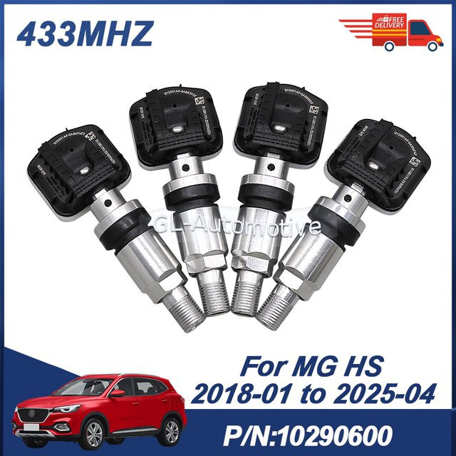 GANGLE TPMS Reifendruckkontrollsensor für MG HS 2018-2025, 433MHz, Teilenummer 10290600 - Bild 1