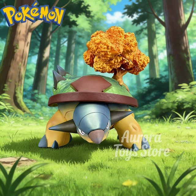 Bandai Pokémon Torterra Actionfigur, PVC-Statue, 11cm - Bild 1