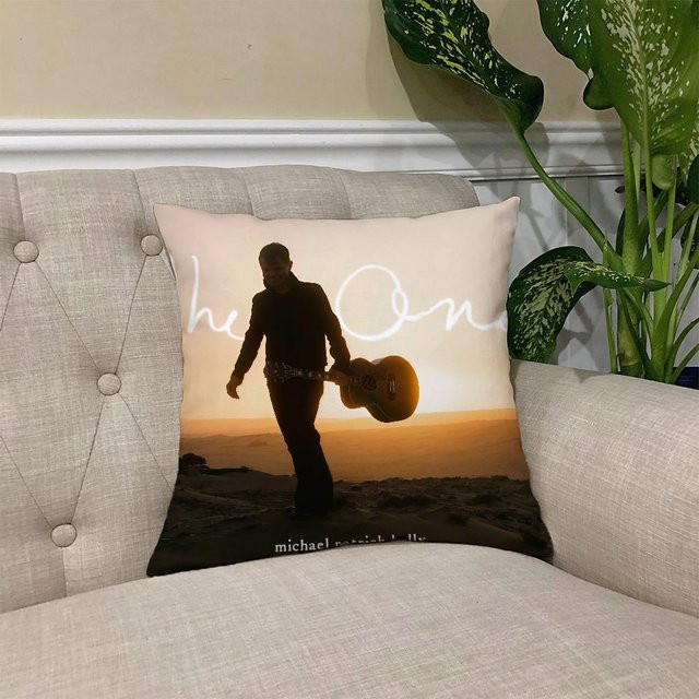 Michael Patrick Kelly Kissenbezug Beige, Quadratischer Sofakissenbezug aus Polyester, B/T: 40 x 40 cm - Bild 1