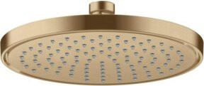 Hansgrohe Axor Kopfbrause Rain Rund in Brushed Bronze mit Anti-Kalk-Funktion, Durchmesser: 22 cm - Bild 1