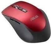 Asus WT425 kabellose optische Maus mit 6 Tasten und 2,4 GHz USB-Empfänger in Dunkelrubinrot - Bild 1