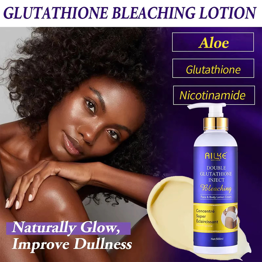 AILKE Glutathion 5-in-1 Hautpflegeset für Damen, mit Lotion, Serum, Creme und Seife - Bild 2