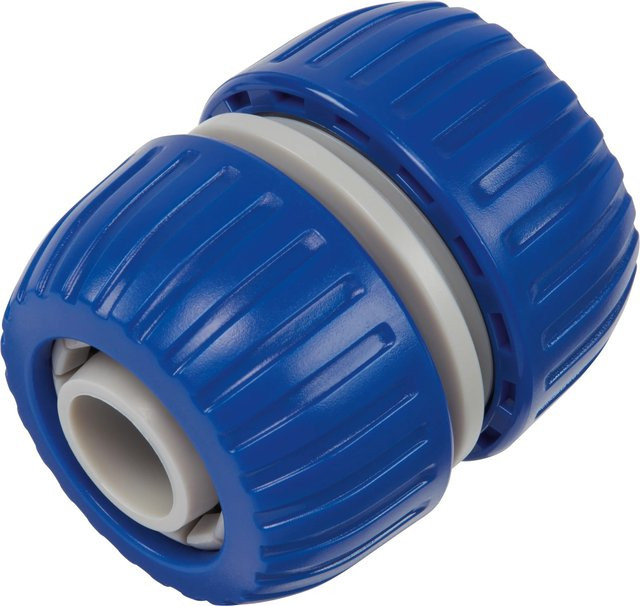 LUX-TOOLS Reparator Schlauchverbinder aus Kunststoff, Blau, 19 mm (3/4 Zoll) - Bild 1