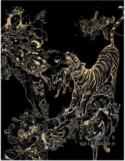 Illustrationsbuch 2018 Skizzensammlung, Kim Jung Gi, Englische Ausgabe - Bild 1