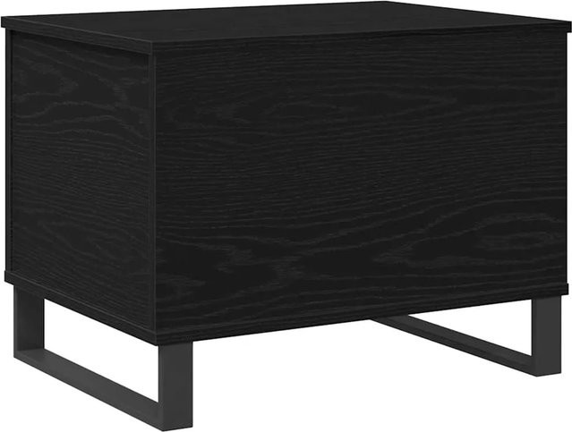 vidaXL Couchtisch in Schwarzer Eiche mit Lift-Mechanismus, modern und rechteckig, B/T/H: 60 x 44,5 x 45 cm - Bild 1
