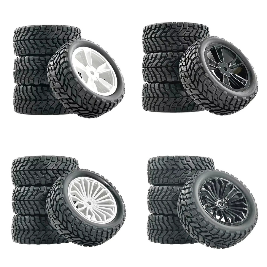 HPI Rallye-Reifen, 4-teiliges Set, 1/10, Offroad-Gummireifen - Bild 2