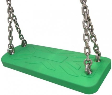 Schaukelsitz Gummi Grün Pro für Spielgeräte - Bild 1