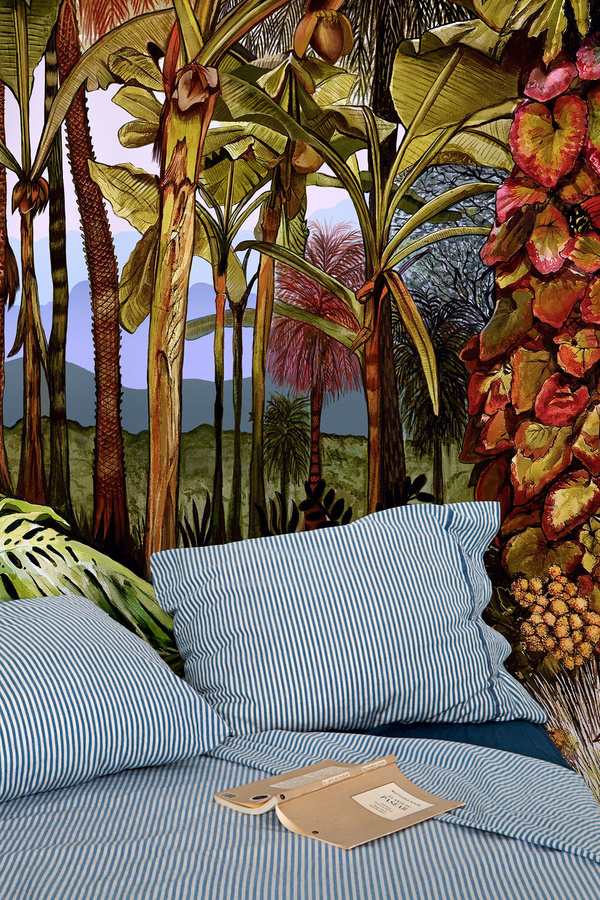 Coordonne Panorama Tapete Botanico mit Palmen und Dschungelmotiven in zeitgenössischem Design - Bild 3