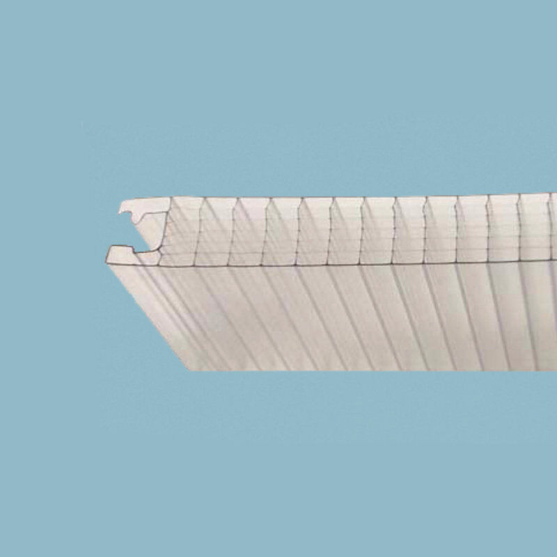 Scobalit Stegsiebenfachplatte aus Polycarbonat Clickpaneel Thermo transparent Breite: 50 cm, Höhe: 4 cm - Bild 1