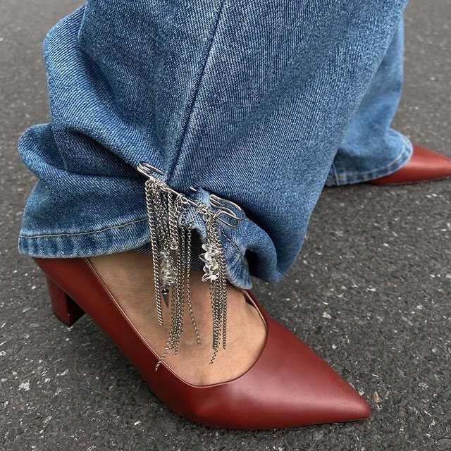 Fußkettchen sharelucky, Metall, Silber, Damen - Bild 1