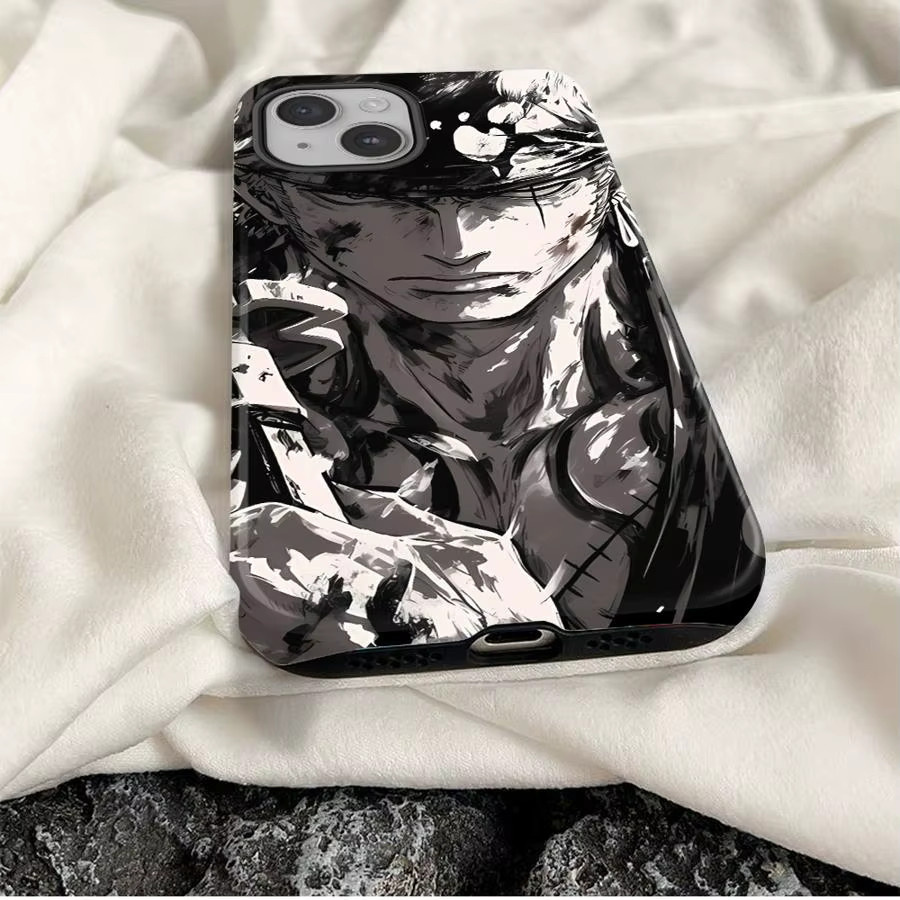 One Piece Luffy Anime Harte Handyhülle für iPhone 11 12 13 14 15 16 17 Pro Max Plus XR Air in Multicolour - Bild 5