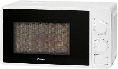 Bomann MW 6014 CB Mikrowelle in Weiß mit 20 Litern Volumen und 700W Leistung - Bild 1