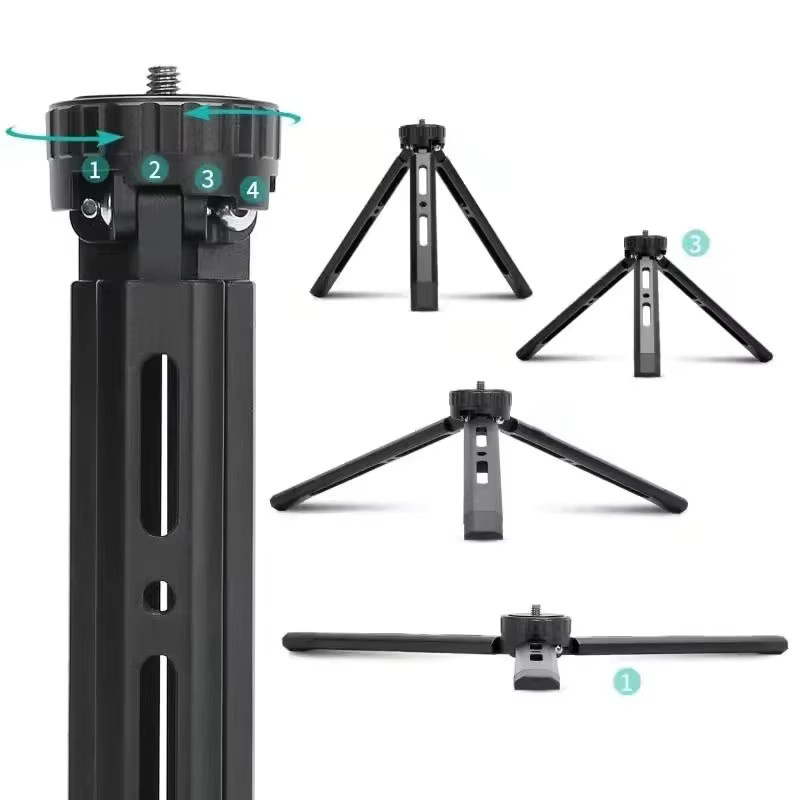 DJI Mini Kamera-Griff aus Aluminiumlegierung in Schwarz mit 1/4 Zoll Schraube für DSLR und Projektoren - Bild 1